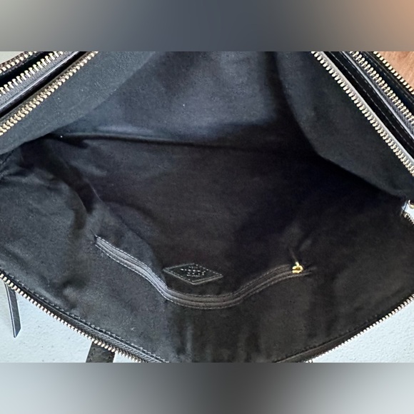 NWOT. Fossil Bridgitte Leather Laptop Bag - Picture 8 of 13